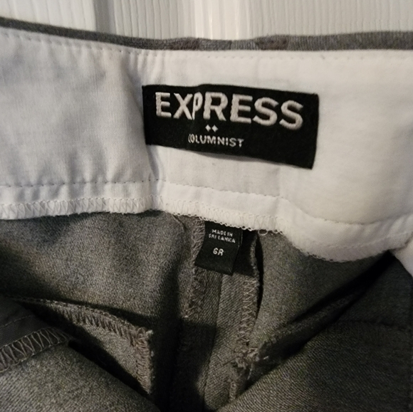 Express 3/4 Sleeve Grey Suit Set - Picture 7 of 8